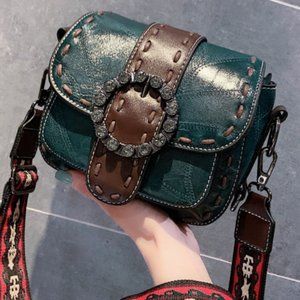 NEW Retro Dorothy Shoulder Bag -Brand new Stunning Unique purse - Ocean Blue